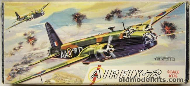 Airfix 1/72 Vickers Wellington B.III  - Craftmaster Issue, 1-98 plastic model kit